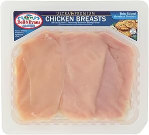 Bell & Evans, Chicken Breast Boneless Skinless Cutlet Air Chilled Tray Pack Step 2