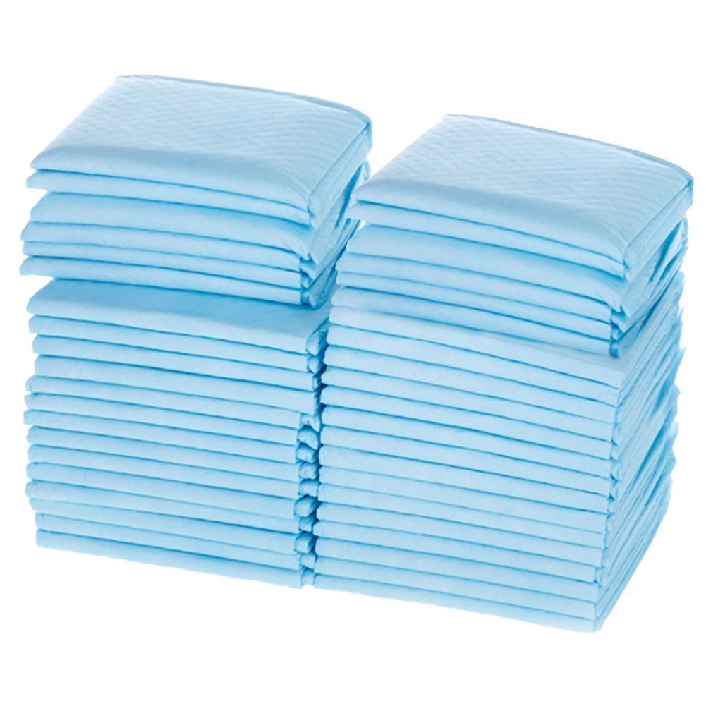 Blue Disposable Underpads Super Absorbent Breathable Adult Women Men