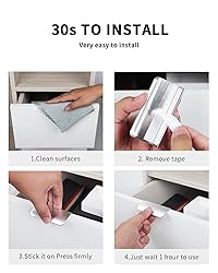 BaiNong 5 Pack 3 inch self Adhesive Cabinet pulls