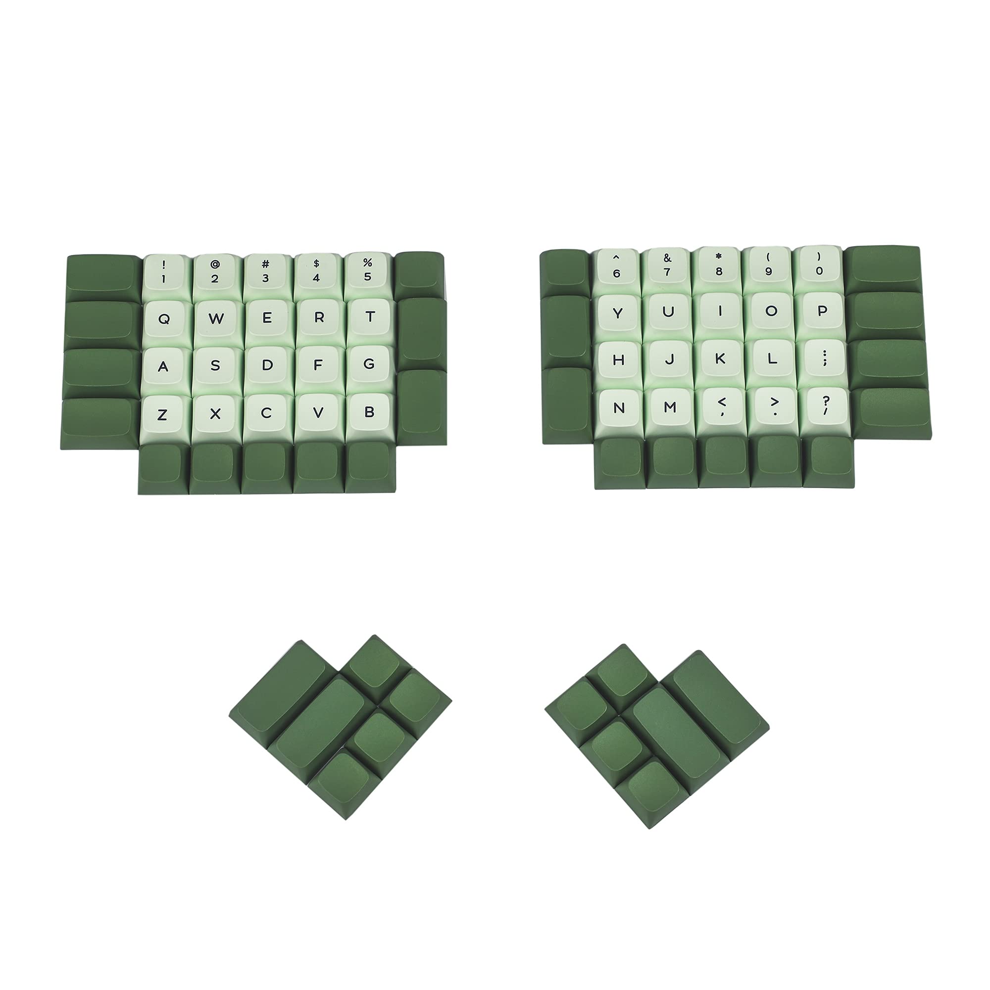 Keycaps PBT ZDA Perfil Bola Para Teclado Mecánico - 134 Teclas, Diseño Hana, Compatible Con MX