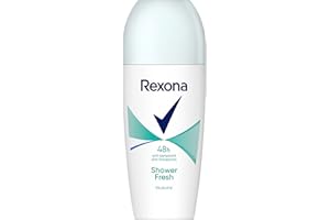 Rexona Women’s Shower Fresh Roll-On Deodorant, Bundle of 6 (50 ml Each) – Fresh Scent Personal Care Deodorant, Alcohol-Free R