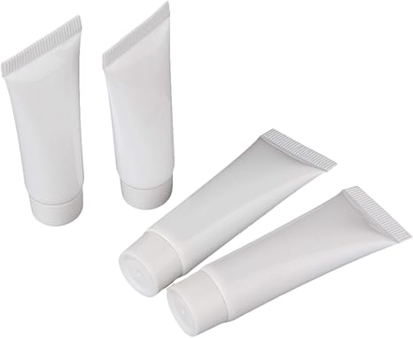 Amazon Co Jp Shanoer 10個入 ソフトチューブ スクイズチューブ プラスチック製 化粧品用 詰め替え容器 収納 ホワイト 10ml 旅行用品 旅行小物 通販