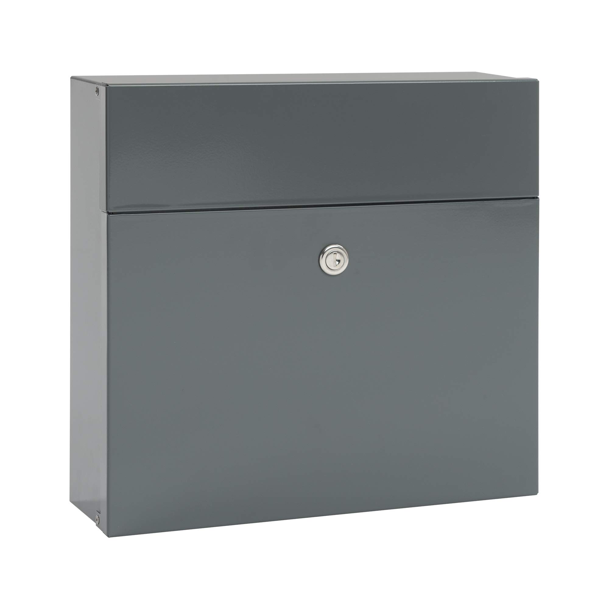 MEFA Serenade 161 161500DE Letterbox with Security Lock 400 x 350 x 140 mm Grey