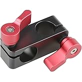 CAMVATE Right Angle Rod Clamp 15mm Rod 90 Degree Rotate for Video Camera DSLR Rig - 1101