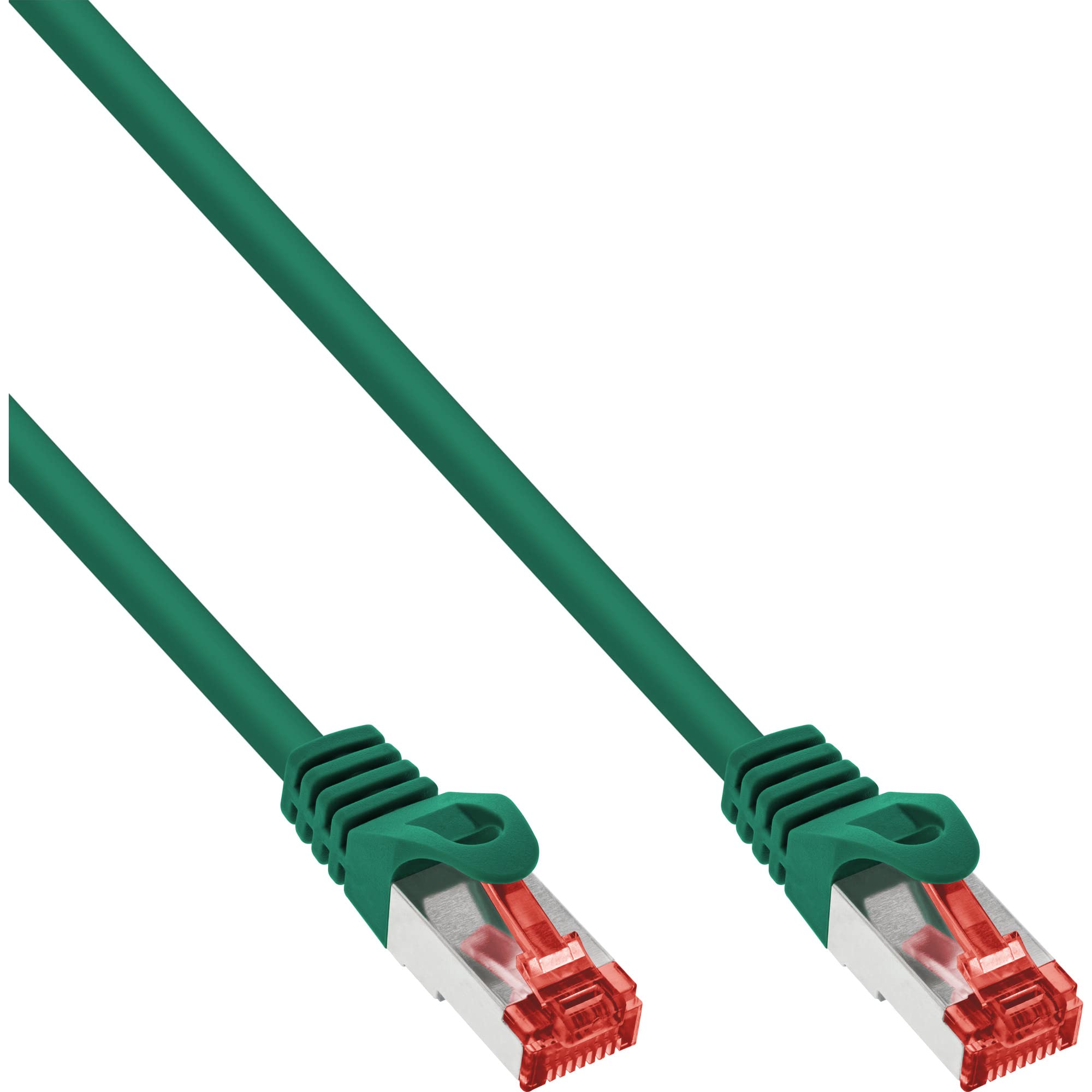 InLine® 76915G S/FTP Patch Cable 250 MHz Halogen Copper Cable ? Green