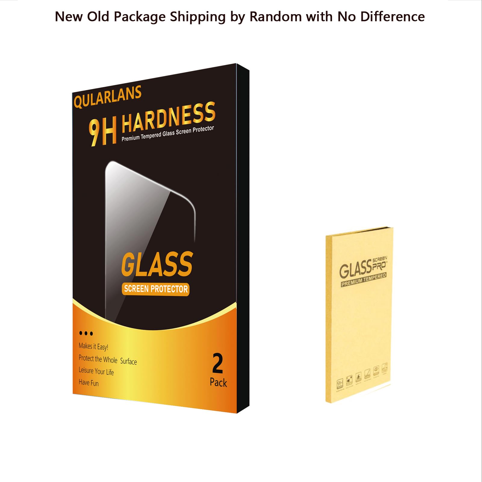 2 Pack Screen Protector for iPad 6th 5th Generation 9.7 Inch 2018/2017, Tempered Glass Compatible with iPad Air 2/Air 1/iPad Pro 9.7, Anti-Scratch 9H Hardness Apple Pencil Compatible