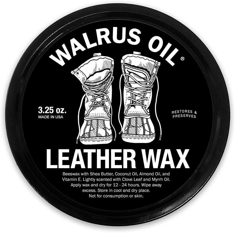 Walrus Oil - Leather Wax for Waterproofing Boots. Leather Protector and