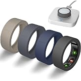 4 Pack Ultra-Thin Covers Compatible with Oura Ring Gen 4/Oura Gen 3 Cover | Anti-Scratch Elastic Silicone Protector Case Smart Rings Accessories for ULTRAHUMAN Ring AIR/RingConn Gen 3/Gen 2/2 Air