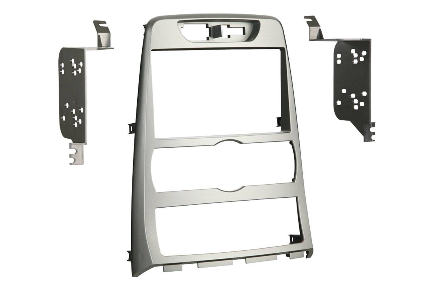 Metra 95-7336S Double DIN Installation Dash Kit for 2010 Hyundai Genesis Goupe (Silver)