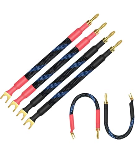 Amazon.com: AudioQuest SET/4 SILVER BIWIRE JUMPERS : Electronics