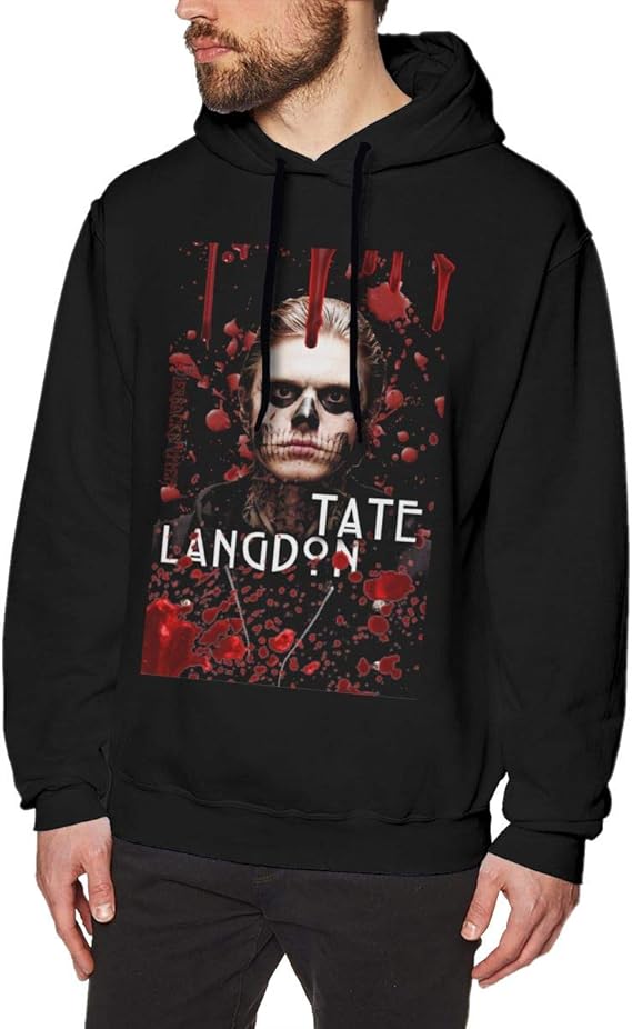 Amazon.com: Donaldjchisholm Black Cool Hoodies Men's Hoodie Sweatshirt Classic Tate Langdon 