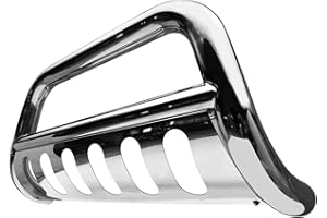 TAC TRUCK ACCESSORIES COMPANY TAC Bull Bar Fit 07-18 Chevy Silverado 1500/GMC Sierra 1500| 07-20 Suburban 1500/Tahoe/Yukon/Yukon XL | 2007-2014 Cadillac Escalade 1500/ESV/EXT 3” S/S Front Brush Bumper Guard Grille Guard Off Road