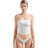 SUUKSESS Women Sexy Tube Top Summer Y2K Going Out Double Lined Basic Tank Top