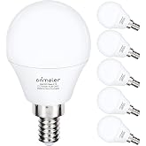 comzler E12 LED Chandelier Light Bulbs 60W Equivalent 4000K Natural White | Candelabra Light Bulbs, A15 Shape Ceiling Fan Bulb, 6W 600LM, Non-Dimmable, CRI85, 120V, E12 Small Base, 6 Pack