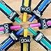 Reusable Silicone Straws - Multipack - Teal/Orange