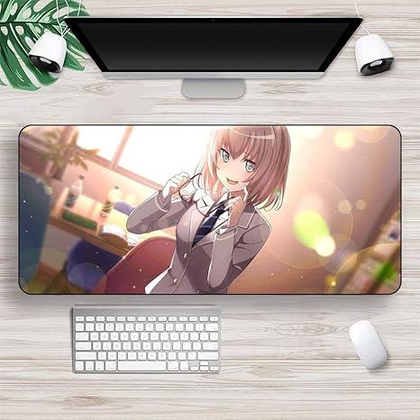 Amazon Co Jp 特大アニメ マウスパッド バンドリ 大和麻弥 パソコン 周辺機器 同人漫画のキャラクターのマウスパッド ホビー