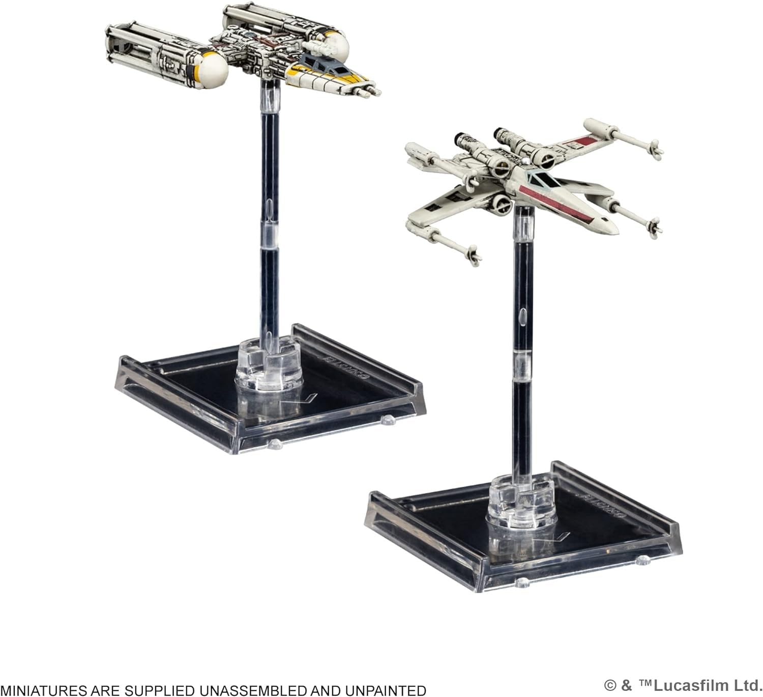 Star Wars X-Wing 2nd Edition Miniatures Game Rebel Alliance SQUADRON STARTER PACK - Strategy Game for Kids & Adults, Ages 14+, 2 Players, 30-45 Minute Playtime, Made by Atomic Mass Games