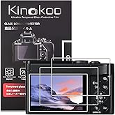 kinokoo Screen Protector for Panasonic Lumix DC-ZS99 Camera - 0.25mm 9H Hardness for Panasonic Lumix LX100 / LX100 II Tempere