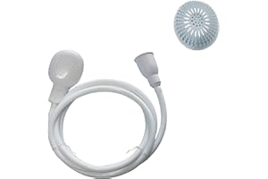 CAOXIONG 2m/6.56Ft Sink Hose Faucet Sprayer,Shampoo Sprayer Handheld Hose Shower Head Spray Hose with Hair Catcher Drain Strainers for Bathing Baby,Pets Shower,Washing Hair,Rinsing Vegetables,Utility Sink