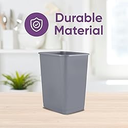 Superio Mini Trash Can 1.25 Gallon, Plastic