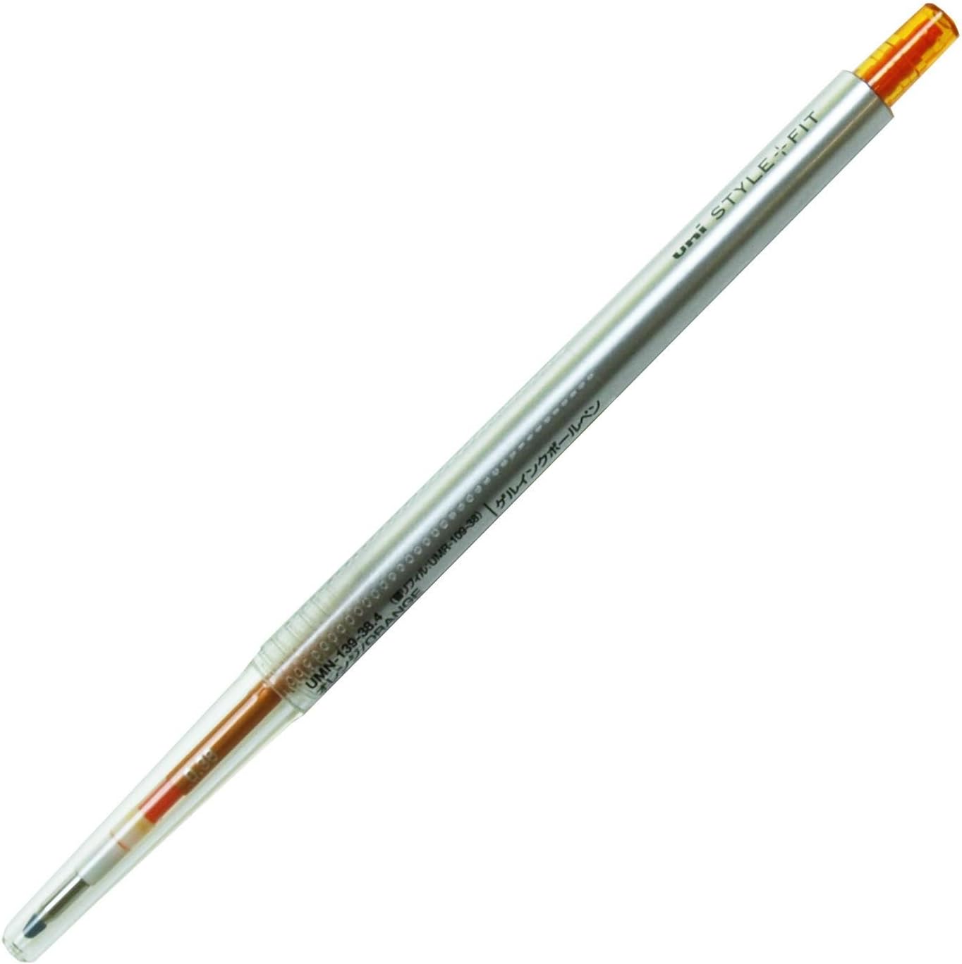 Uni Style Fit Single Color Slim Gel Ink Pen - 0.38 mm - Orange