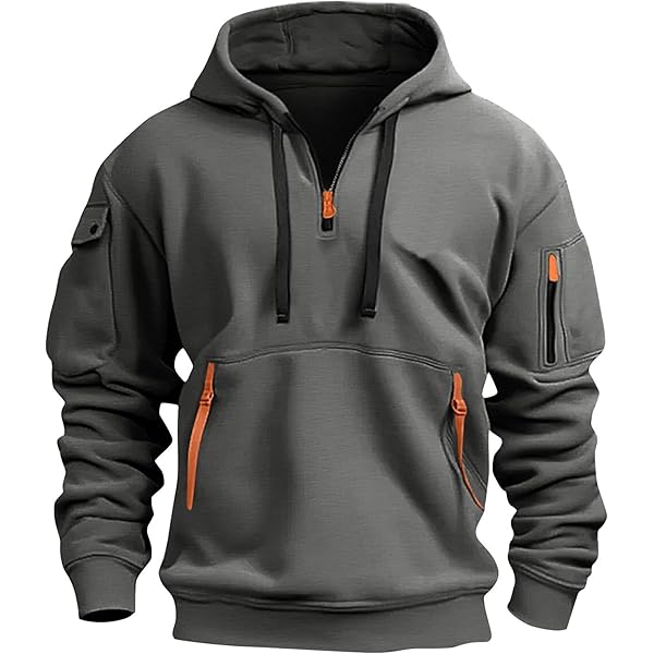 MGWTFZDL Mens Sweater Suéter Para Hombre Tactical Hoodie