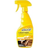 Formula 1 Leather Cleaner and Conditioner Spray with Natural Oils for Car Interior, Shoes, Auto Upholstery Cleaner to Restore Shine & Protect,16oz