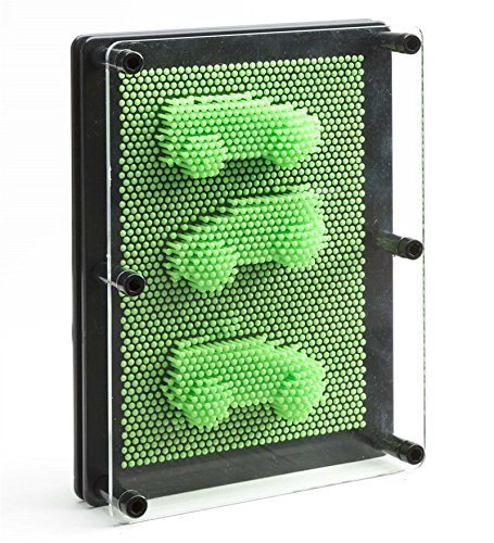 Large Pin Art, in Green
