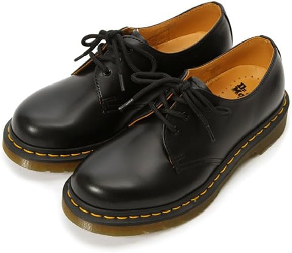 Amazon ドクターマーチン Dr Martens 3ホール 1461w レディース ブーツ Uk4 23cm Black Smooth Dr Martens ドクターマーチン ブーツ ブーティ