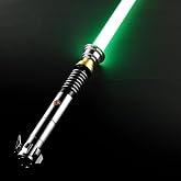 LIHTJOYFUN Lightsaber,Metal Dueling Light Saber, Smooth Gesture Swing,USB Rechargeable Lightsabers with 18 Set Sound Effects with 19 Colors Change,Light Saber Sword Toy（Luke）