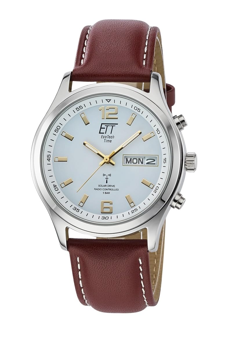 Eco Tech Time Solar Drive Radio Controlled Gobi Gents Watch EGS-11248-12L