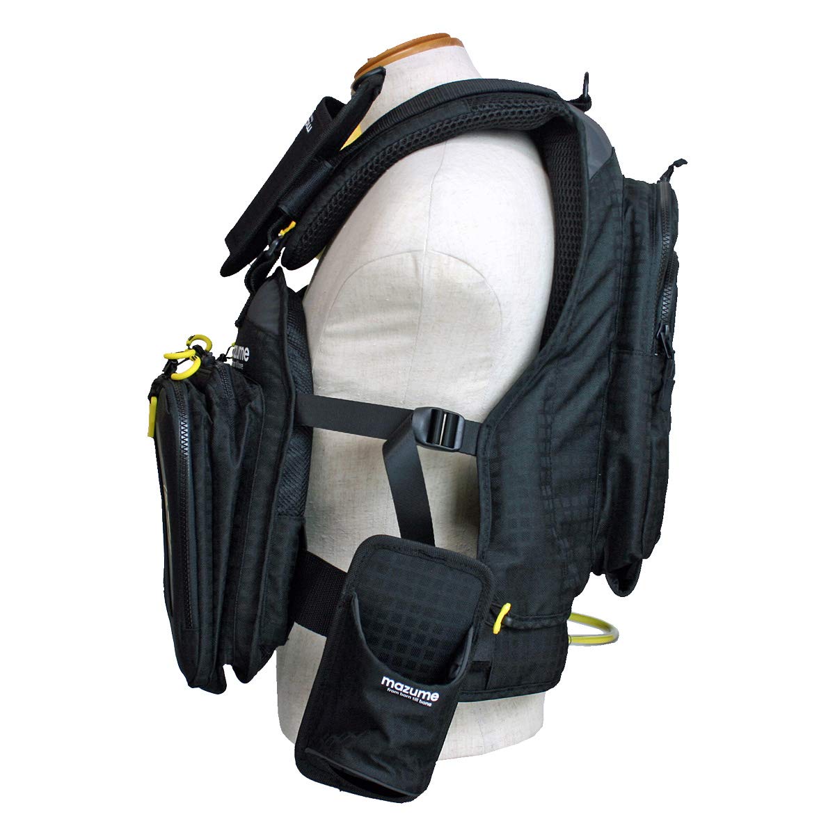 珍しい フィッシング用フローティングベスト Mazume レッドムーンライフジャケット サーフペシャル Mzlj 311 マズメ ブラック B07kwk4b43 大注目 Fieldingandnicholson Com