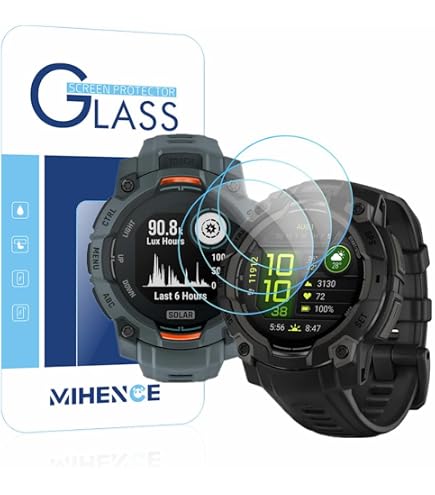Lot De 18 Films De Protection Écran Pour Garmin Instinct 3 Solar (50mm) - Ultra Transparents Et Anti-Rayures