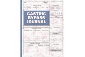 Gastric Bypass Journal: Daily bariatric weight loss surgery record for pre- and post-op, focusing on women’s bariatric surgery, with meal planning, a ... progress monitoring for a healthy lifestyle.