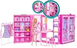 Barbie Dream Closet Playset with Blonde Doll 25+ Accessories 3-ft Wide view 3