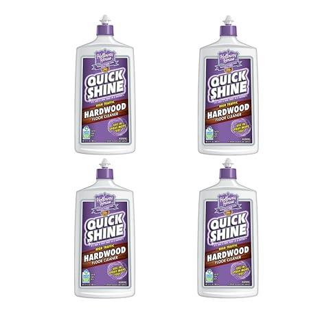 Quick Shine High Traffic Hardwood Floor Cleaner 27 Fl Oz Bottle 4 Pack