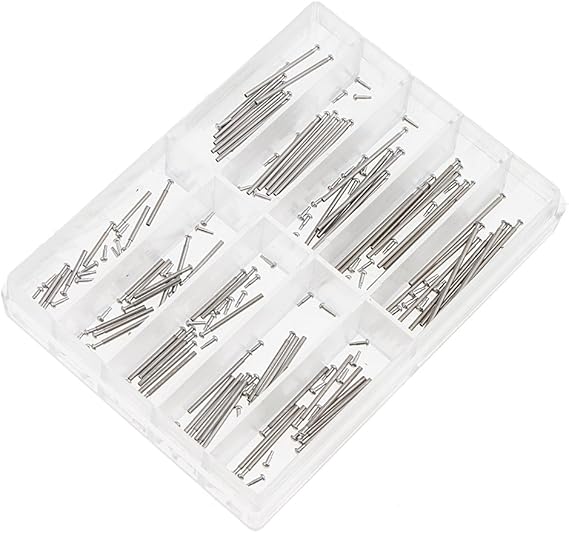 Amazon 1セット時計バンドチューブクラスプピンメタルプレッシャーピン8mm 26mmシルバー 工具 清掃用品 腕時計 通販