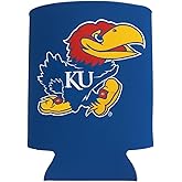 Desert Cactus The University of Kansas Can Insulator Jayhawks KU Beverage Cooler 1 Pack Foam 12oz Can Holder Single Sided (Design A)