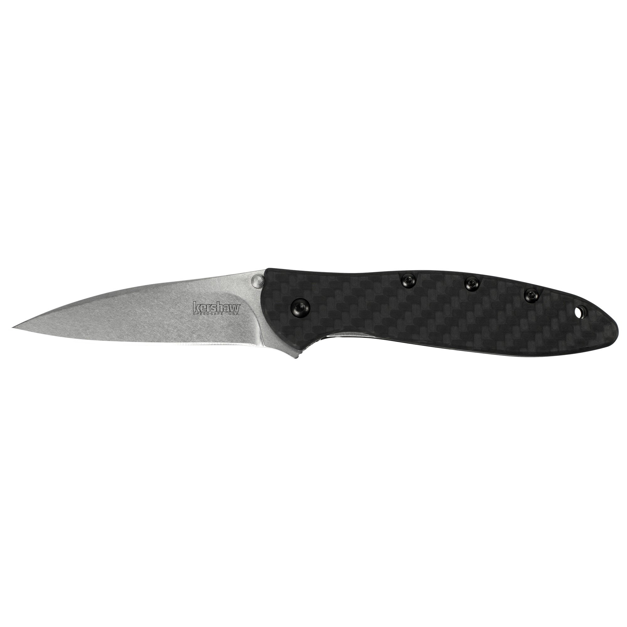 Kershaw Leek Carbon Fiber (1660CF); Pocket Knife with 3” Stonewashed CPM 154 eBay