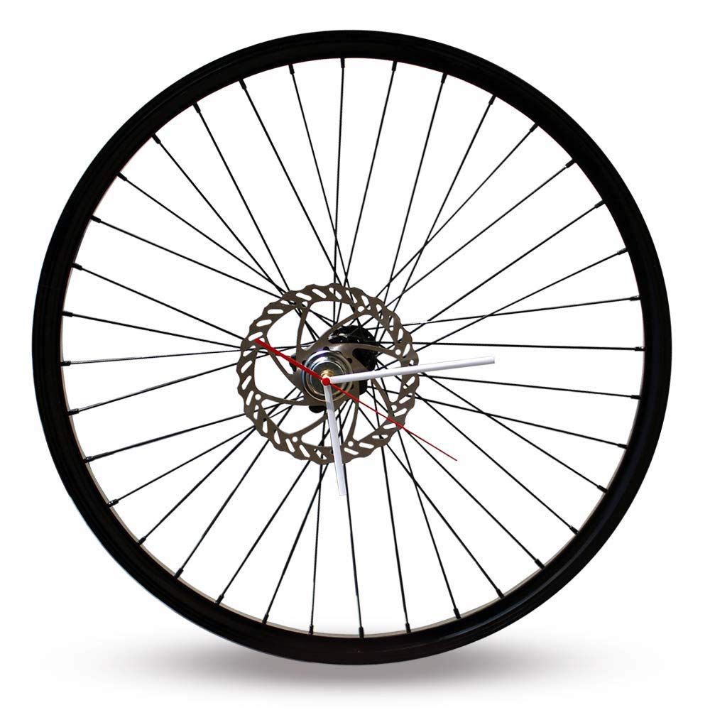 Bikes Bazaar Clock, aluminium, Black, One Size