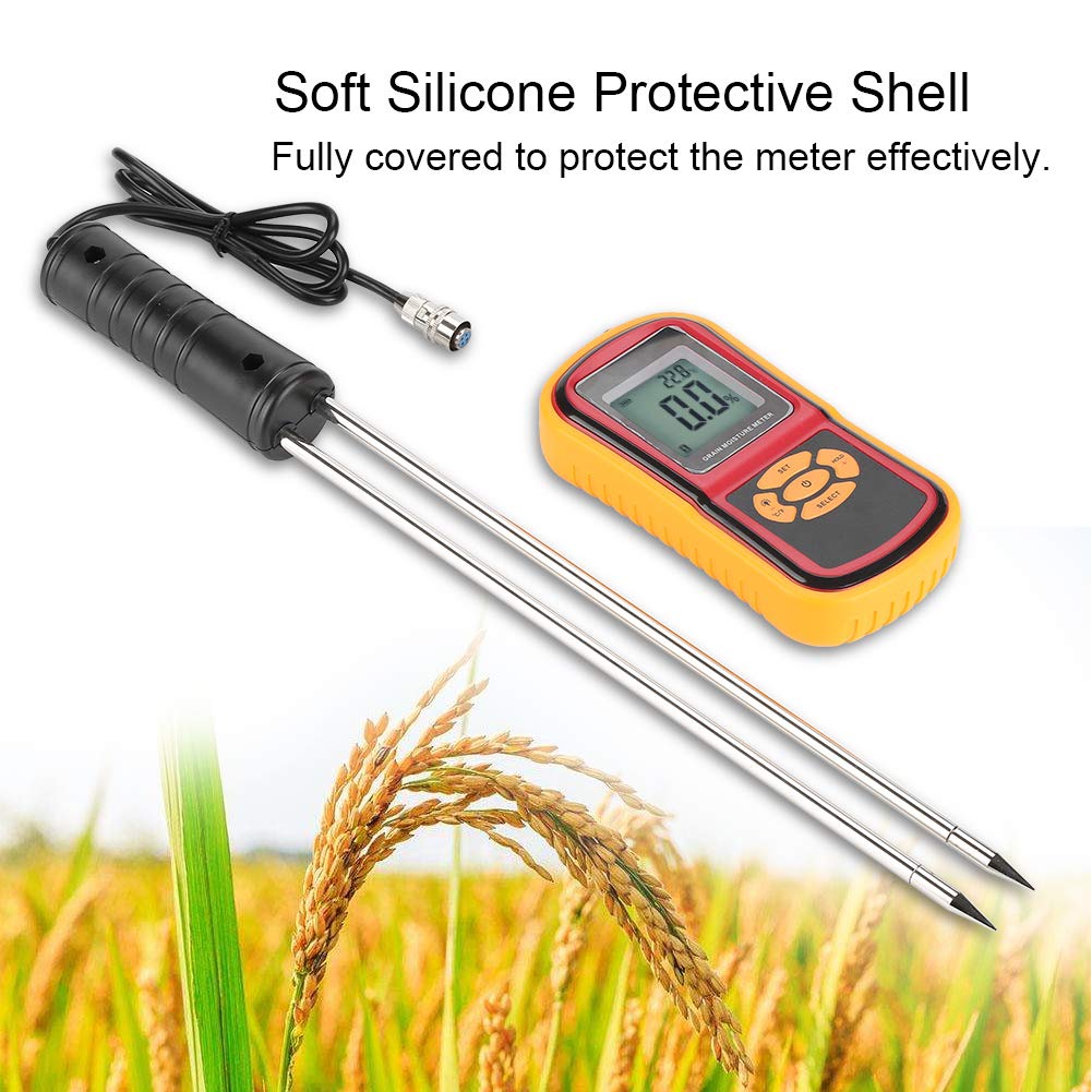 Accurate GM640 Portable Digital LCD Grain Moisture Temperature Meter