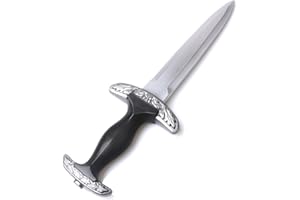 Hoappa 14.5" Foam Dagger Martial Arts Weapon, Realistic Halloween Costume Short Dagger Accessory, 1 Pack