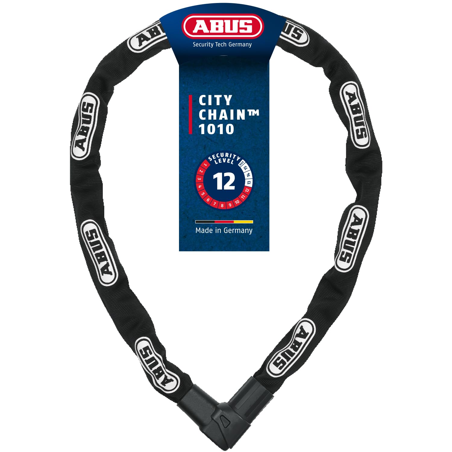 ABUS CityChain 1010 Chain Lock - Hardened Steel Bicycle Lock - Security Level 12