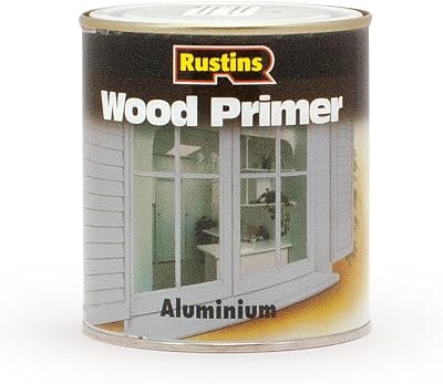 Rustins ALWP500 500ml Aluminium Wood Primer Durable Undercoat Moisture