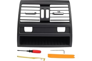 REEOUTDOOR Rear AC Vent Compatible with BMW 5 Series 520 523 525 528 530 535 550, Rear Air Vent Conditioning Grilles for F10 F18 (2010-2016)