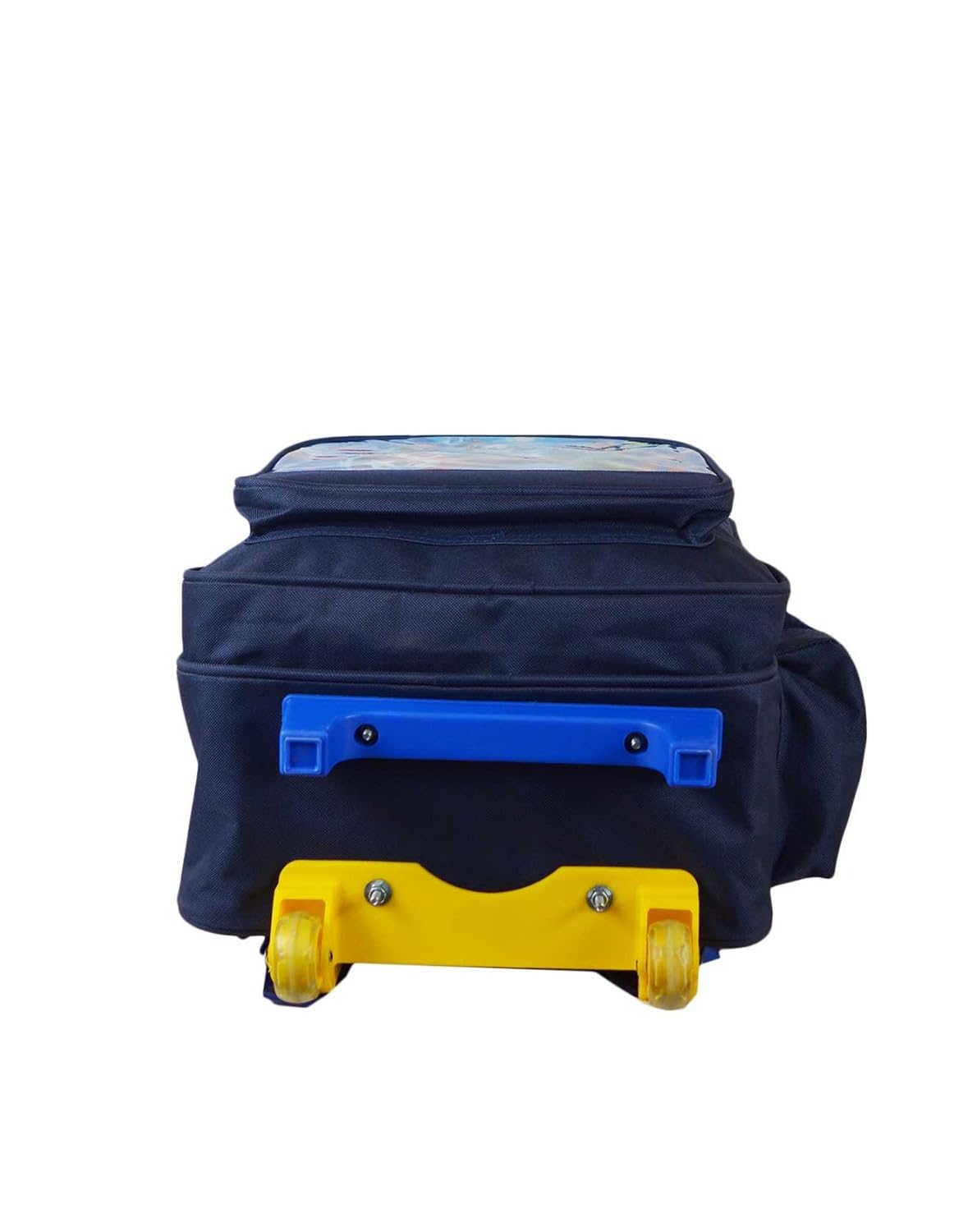 qt sizzling polyester blue children's luggage