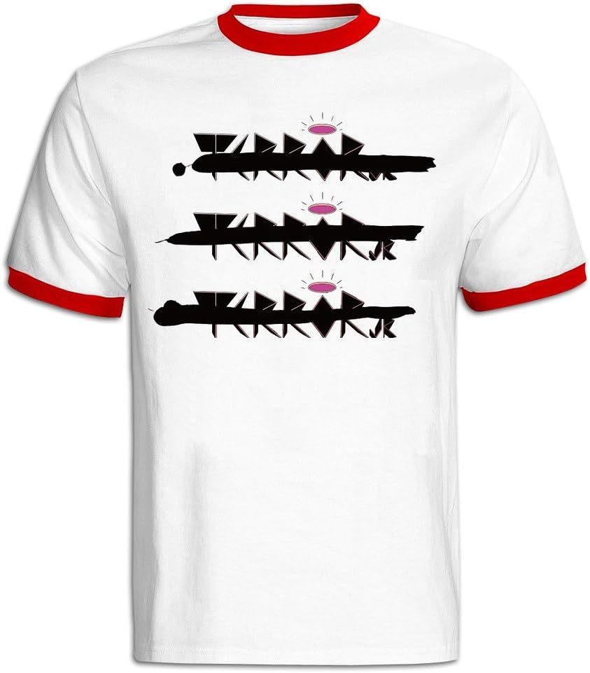 Fashion Mens Terror Jr 3 Strikes Contrast Ringer Tee Shirt
