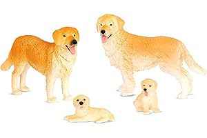Terra by Battat – Toy Dog – Toy Golden Retriever – Dog Family – Golden Retriever Figurine – Small Toy Dog – Dog Family