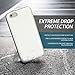 DesignSkin iPhone XR Sliding Card Holder Case, Extreme Heavy Duty Triple Layer Bumper Protection Wallet Cover with Storage Slot Slider for Apple iPhoneXR (White)