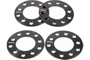 JiiinMiiin 5x4.5 5x4.75 Wheel Spacers,1/4"(6mm) Wheel Spacer Adapters 78.1mm Hub Bore for 1964-2014 Mustang 1991-2011 Ranger 1984-2001 Cherokee 1987-2006 Wrangler 1991-2012 Town Car 1992-2021 Camry